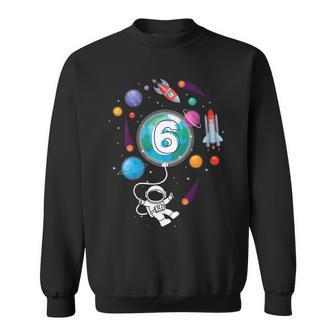 Niños 6 Años Cumpleaños Niño Astronauta Espacio 6Th B-Day Camisa de entrenamiento - Regaloses