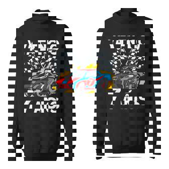 Niños Chicos 7 Cumpleaños Coche De Carreras Ya Tengo 7 Años Camisa de entrenamiento - Regaloses