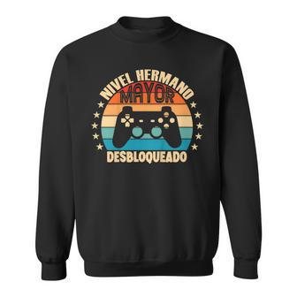 Niños Nivel Hermano Mayor Anunciar Embarazoideojuegos Abuelos Camisa de entrenamiento - Regaloses