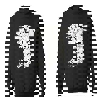 No More Bullshit アンチトランプ大統領選挙トイレットペーパー スウェットシャツ - Kawaiitshirt