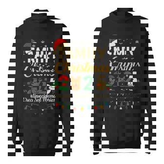 Noël 2025 Thème Renne Et Bonhomme De Neige Pour Les Familles Sweater e - Cadeauxyz