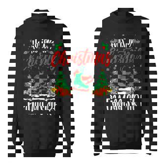 Nordic Skating Xmas Pajama Shirt Christmas Holiday Sweatshirt Unisex | Mazezy