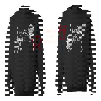 North Pole Dancer Christmas Santa Dancing Holiday Pajama Sweatshirt Unisex | Mazezy