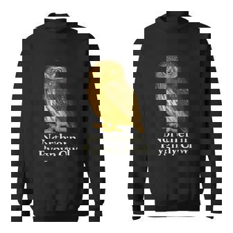 Northern Pygmy Owl Bird Of Prey Tee For Nature Lovers Sweatshirt Unisex | Mazezy