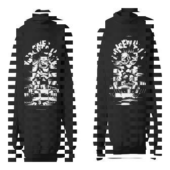 Not Here To Talk Bigfoot Weightlifting Gym Tank Top Sweatshirt Unisex | Mazezy