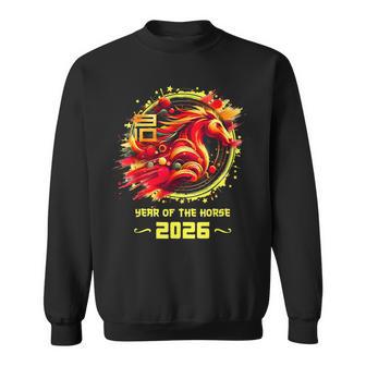 Nouvel An Chinois 2026 Cheval Joyeux Nouvel An Chinois 2026 Sweater e - Cadeauxyz