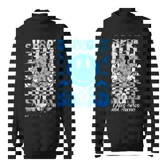 In November We Wear Blue Diabetes Awareness Support Squad Sweatshirt - Monsterry