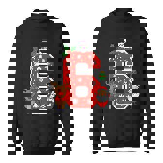 Number 6 67 Meme Couple Pajamas Christmas Matching Sweatshirt - Monsterry