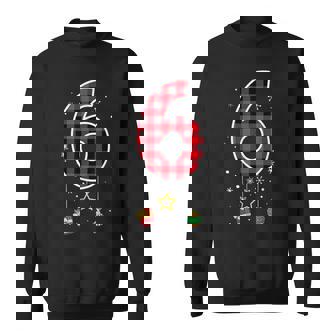 Number 6 Meme Saying 6 7 Six Seven Christmas Red Plaid Sweatshirt - Thegiftio