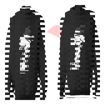 Number 7 Matching Six Seven 6 7 Meme 6 7 Christmas Costume Sweatshirt | Mazezy