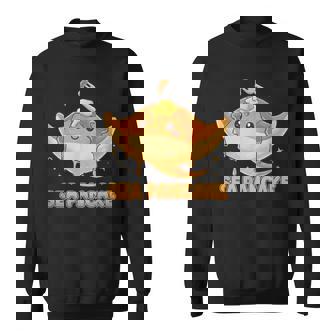 Ocean Life Sea Pancake Stingray Cute Manta Ray Lover Sweatshirt Unisex | Mazezy