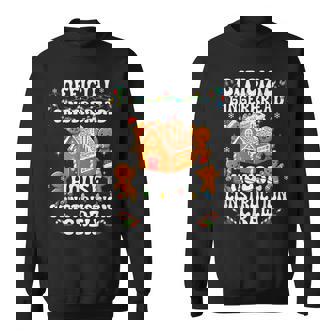 Official Gingerbread House Construction Crew Decorating Sweatshirt | Seseable FR