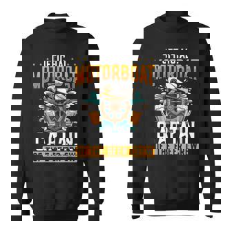 Official Motor Boat Captain Of The Beer Crew Sweatshirt Unisex | Mazezy