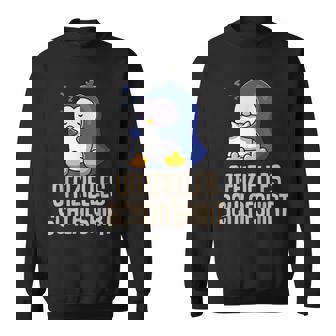 Offizielleschlaf Pyjama Pinguin Penguin Fun Geschenk Sweatshirt - Geschenkecke
