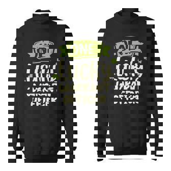 One Lucky Warrant Officer Irish St Patrick's Day Sweatshirt Unisex | Mazezy