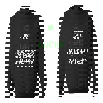 One Lucky Warrant Officer St Patrick's Day Irish Sweatshirt Unisex | Mazezy