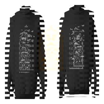 The Only Orange Monarch I Want Gothic Mushroom Butterfly Sweatshirt Unisex | Mazezy