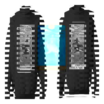 The Orca Whale Tarot Card Sweatshirt Unisex | Mazezy