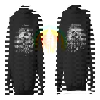 Outdoor Tree Nature Lover Vintage Wildlife Retro Forest Tank Top Sweatshirt Unisex | Mazezy