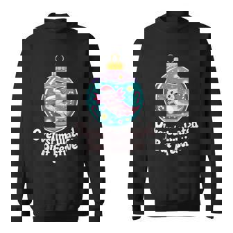 Overstimulated But Festive Axolotl Christmas Sweatshirt - Thegiftio