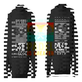 Padel Game Books Are Great Padel Is Greater Padel Sweatshirt Unisex | Mazezy