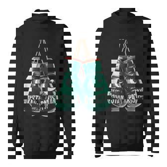 Pakistan Flag Boxing Gloves Boxer Pakistani Patriotism Sweatshirt Unisex | Mazezy