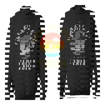 Panama City Beach Florida Surfer FL Vintage Sweatshirt Unisex | Mazezy