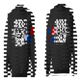 Panama Dominican Republic Flag Panamanian Roots Sweatshirt Unisex | Mazezy