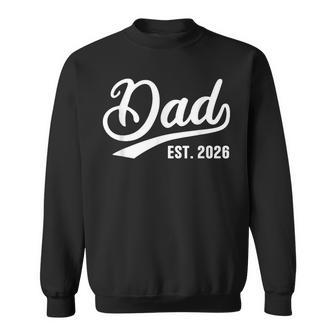 Papa 2026 Père Depuis 2026 Retro Dad Est 2026 Sweater e - Cadeauxyz