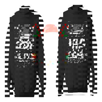 Papa Claus Xmas Santa Matching Family Christmas Pajamas Sweatshirt | Seseable CA