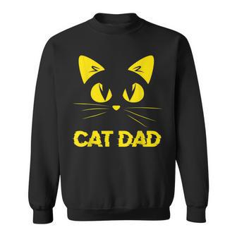 Papá Gato Gatos Padre Animales Propietario Amante Gatito Camisa de entrenamiento - Regaloses