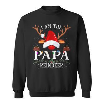 I Am The Papa Reindeer Christmas Family Sweatshirt - Thegiftio UK