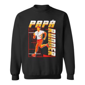 Papá Runner Running Día Del Padre Abuelo Hombre Manga Larga Camisa de entrenamiento - Regaloses