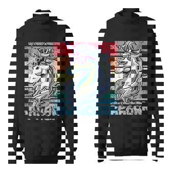 Papacorn Meilleur Papa Licorne Pour La Fête Des Pères Sweater e - Cadeauxyz