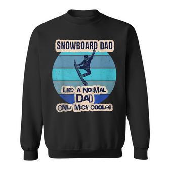 Papanowboard Comme Un Père Normal Mais Beaucoup Plus Cool Sweater e - Cadeauxyz