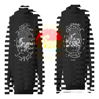 Paps Because Grandpa Is For Old Guys Retro For Grandpa Sweatshirt - Monsterry