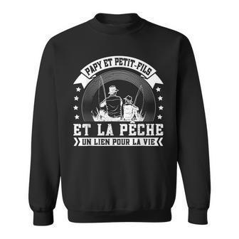 Papy Et Petit Fils Et La Pêche Humour Cadeau Pêcheur Père Sweater e - Cadeauxyz