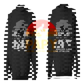 Papy L'homme Le Mythe La Légende Cadeau Grand-Père Humour Sweater e - Cadeauxyz