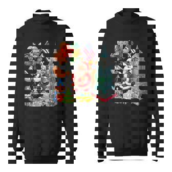 Parade Day New York Santa Balloons Taxi Tree Sweatshirt Unisex | Mazezy