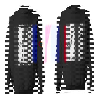 Paraguay Thailand Half Flag Paraguayan Thai Roots Sweatshirt Unisex | Mazezy