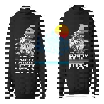 Park City Utah Ski Winter Sports Mountains Ski Skiing Sweatshirt Unisex | Mazezy