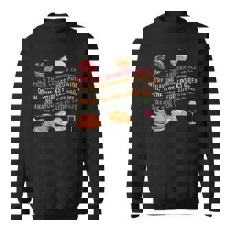 Pass The Cranberry Sauce We're Having Mashed Potatoes Sweatshirt | Mazezy