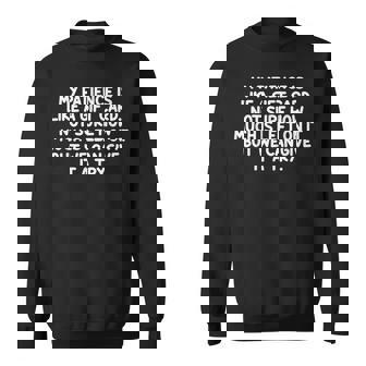 My Patience Is Like A Card Quote Sweatshirt | Seseable FR