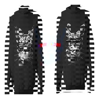 Patriotic South Sudan Tabby Cat South Sudanese Flag Sweatshirt Unisex | Mazezy