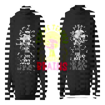 This PE Teacher Loves Brains Physical Education Halloween Tank Top Sweatshirt Unisex | Mazezy