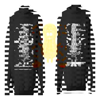 Peanut Graphic Nut Peanut Sweatshirt - Monsterry