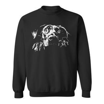 Peeking Catahoula Dog Graphic Sweatshirt - Thegiftio UK