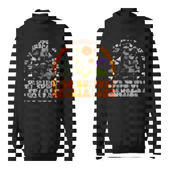 Peer Support Specialist Groovy Peer Recovery Support Sweatshirt Unisex | Mazezy