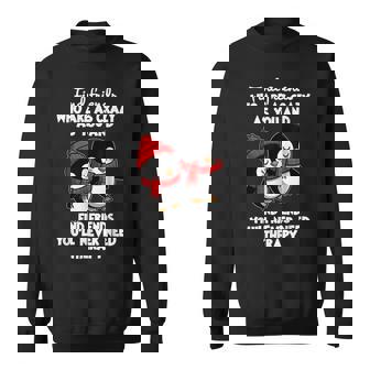 Penguin Find Friends Who Are As Crazy As You & You'll Never Sweatshirt - Monsterry