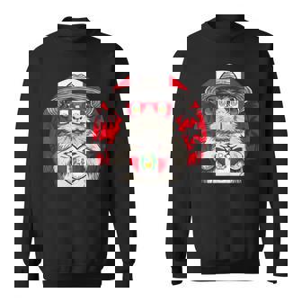 Peru Flag Peruvian Roots Guinea Pig Sunset Peruvian Pride Sweatshirt - Monsterry